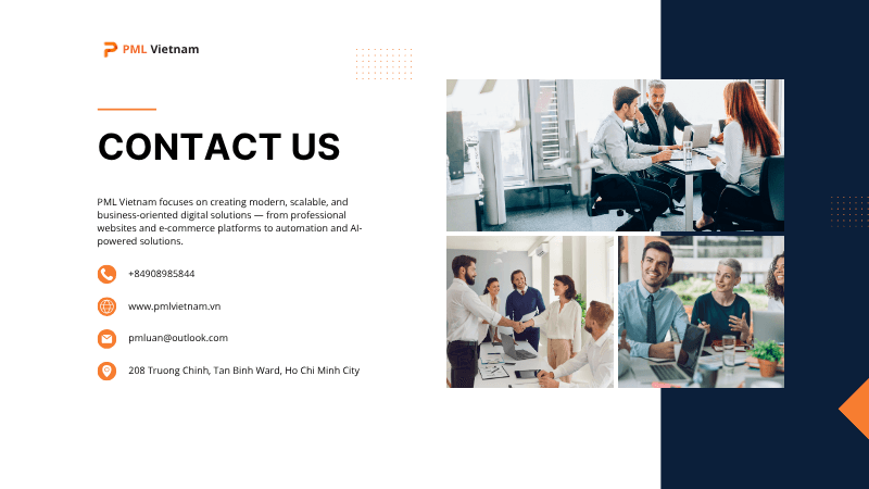 PML Vietnam — giải pháp website hiện đại cho doanh nghiệp